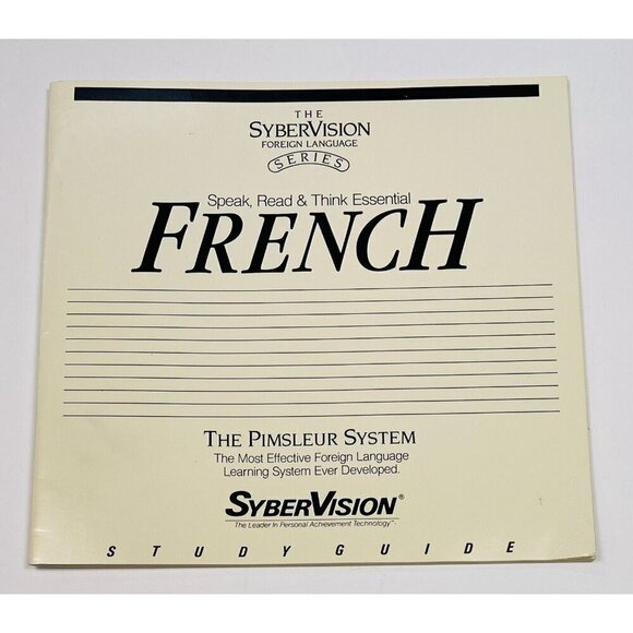 The SyberVision Foreign Language Series FRENCH Pimsleur System 15-Cassette Set - Picture 3 of 8